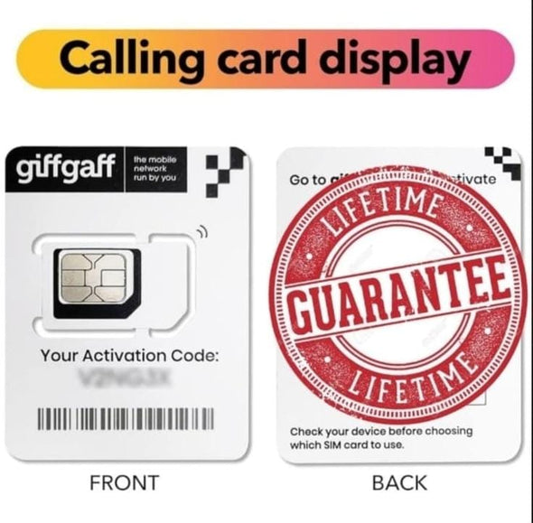 UK GIFF GAFF SIM CARD - MONETIZE TIKTOK , ACTIVATE PAYPAL & UNLOCK GLOBAL BUSINESS OPPORTUNITIES