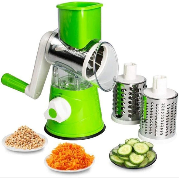 Table Top Drum Grater Cutter For Slicing Vegetables and For Chopping Vegetables