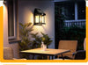 Led Solar Wall Light For Outdoor / Waterproof Up and Down Luminous Lighting